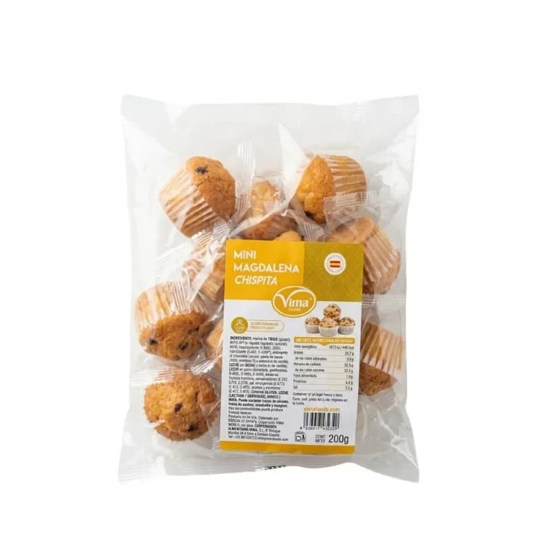 Mini magdalena chispitas (200 g)
