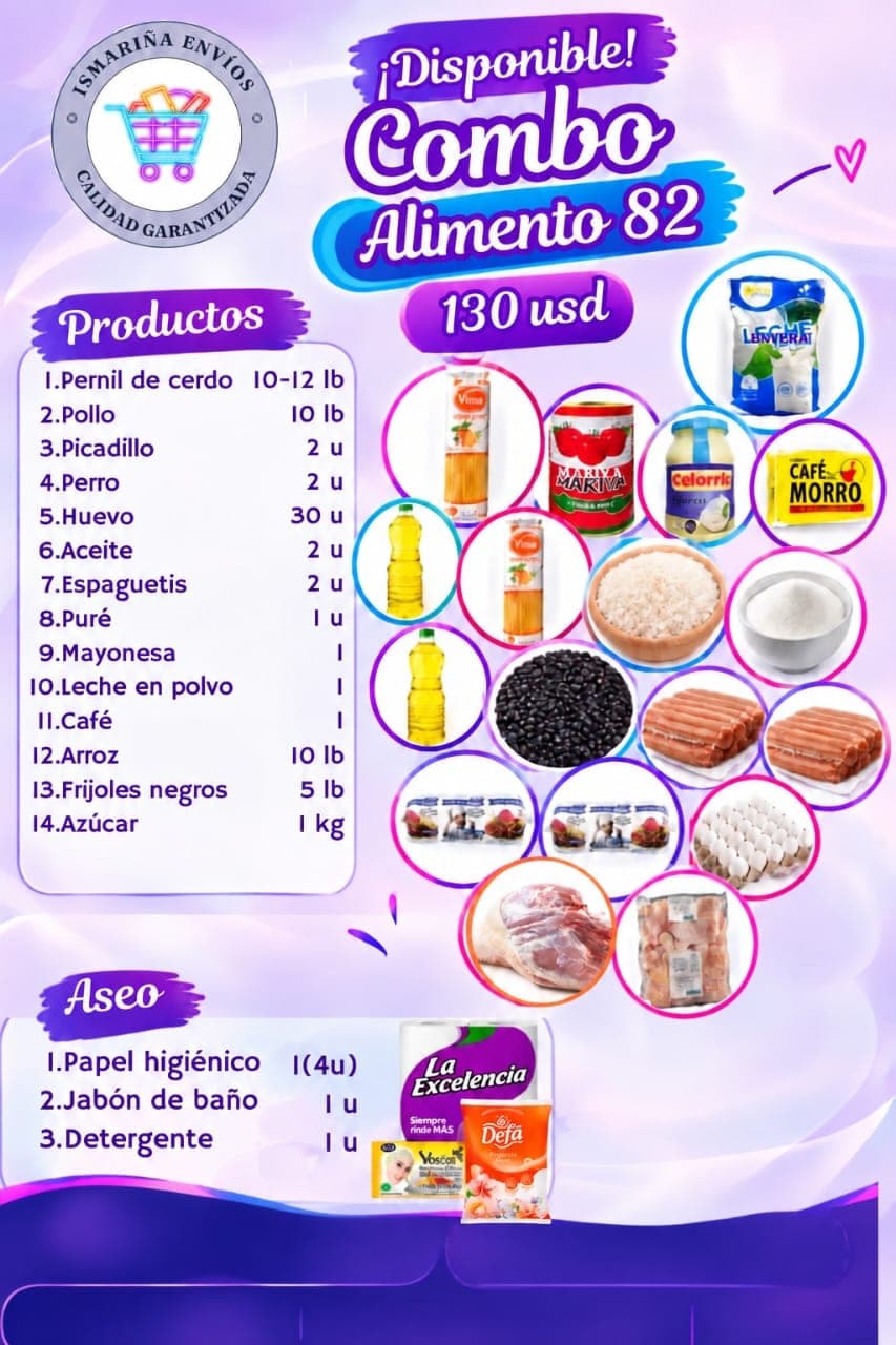 Combo alimentos #82