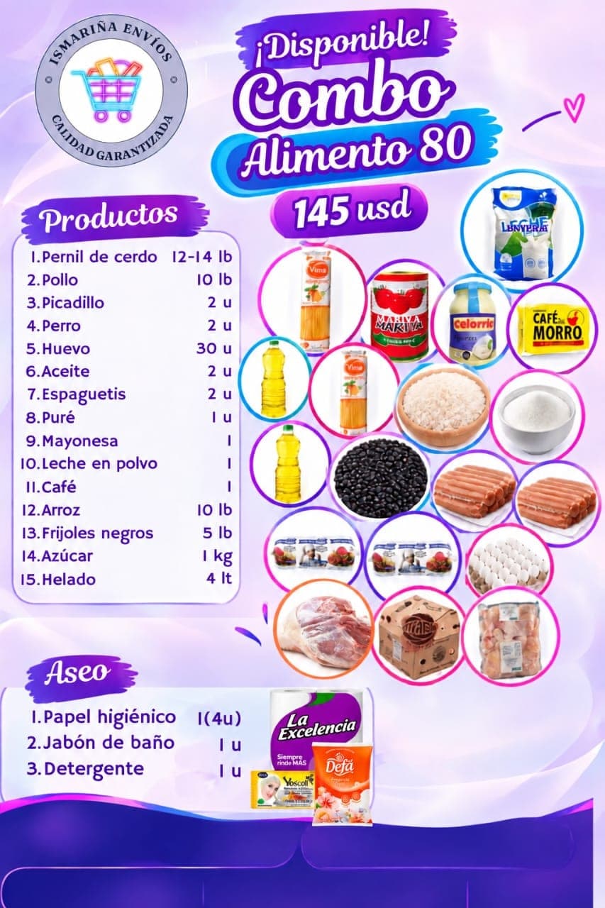 Combo alimentos #80