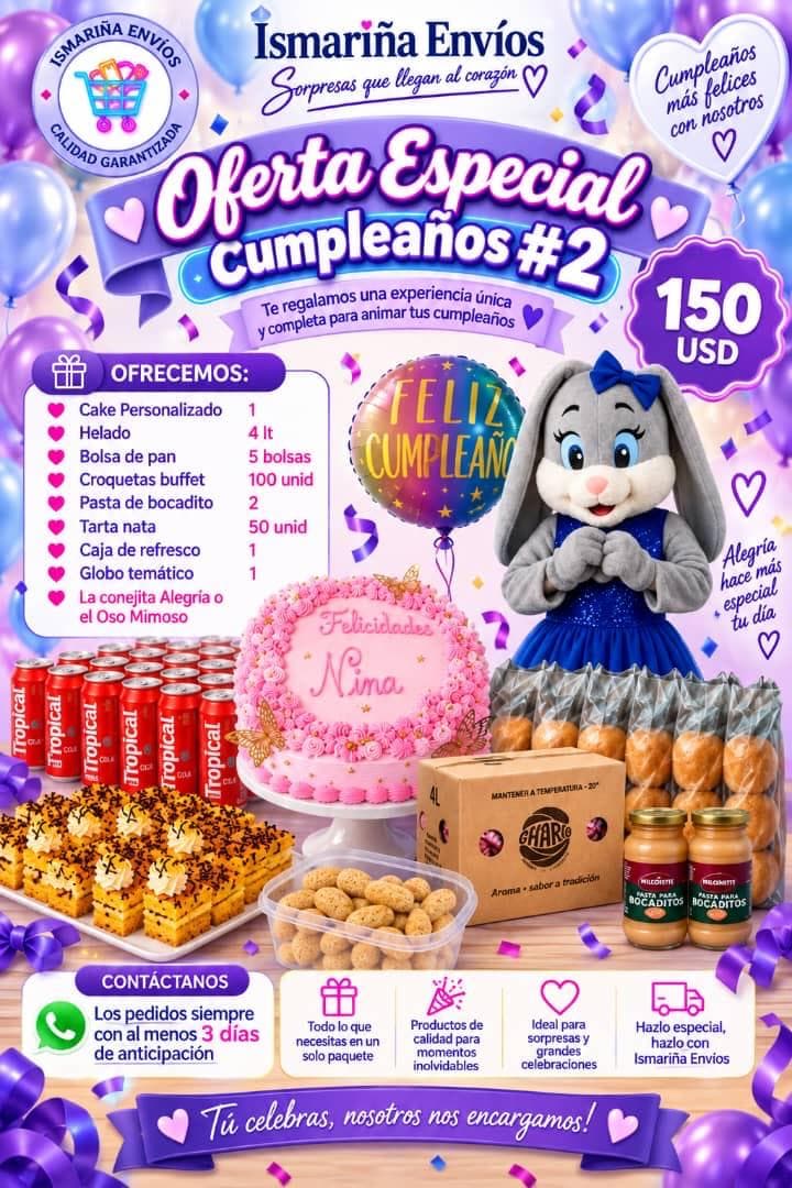 Oferta especial cumpleaños #2