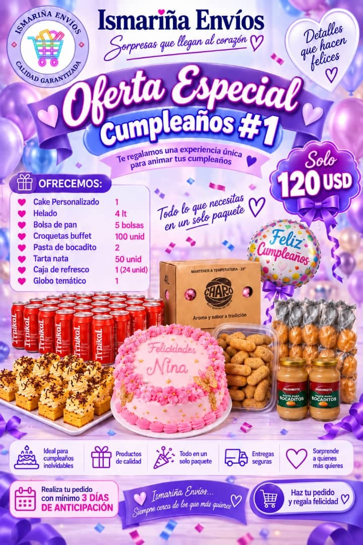 Oferta especial cumpleaños #1
