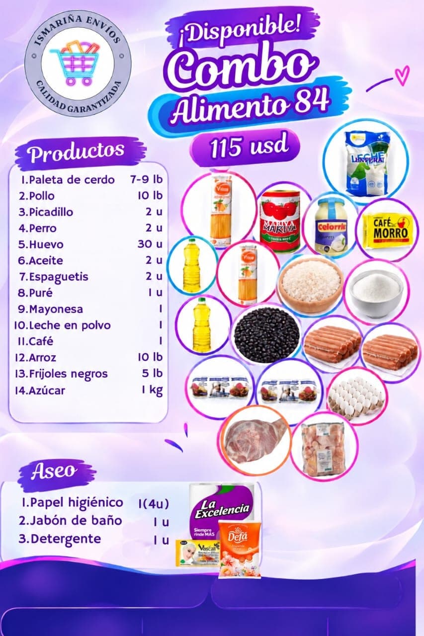 Combo alimentos #84