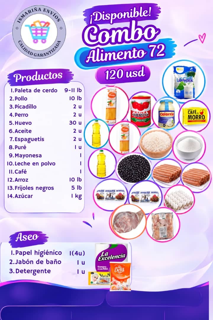 Combo alimentos #72